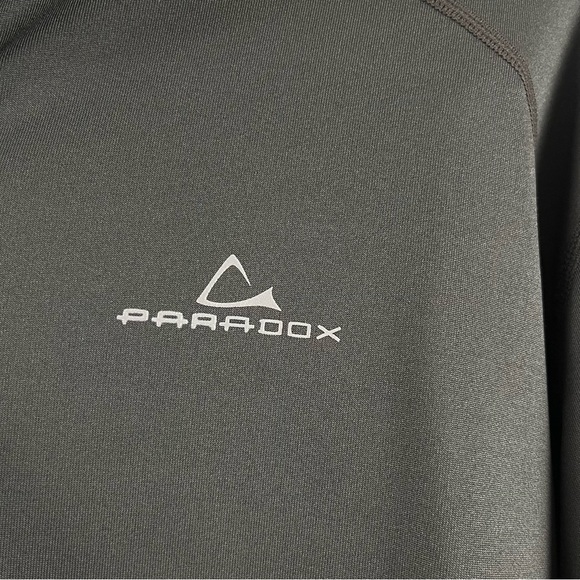 Paradox Large Fleece Inner Fall Winter Base Layer Half Zip Pullover Outdoor - Picture 5 of 9